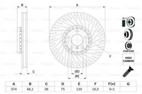 Автозапчасть BOSCH 0986479E63