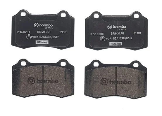 Гальмівні колодки дискові BREMBO P36020X (фото 1)