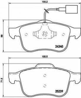 Автозапчасть BREMBO P23132