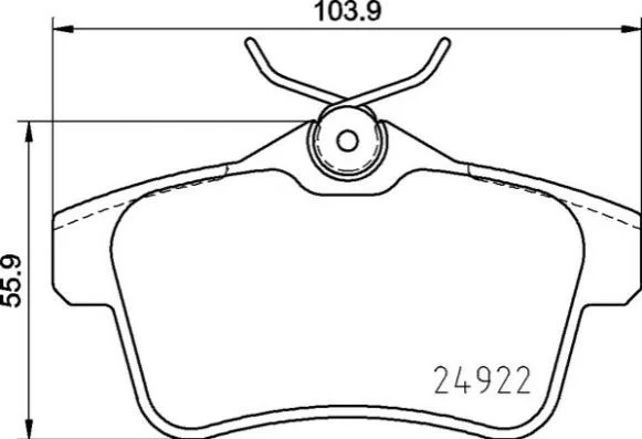 Автозапчасть BREMBO P06102 (фото 1)