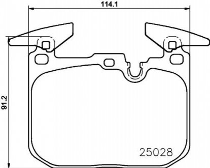 Автозапчасть BREMBO P06096X