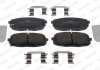 Комплект гальмівних колодок передн, HYUNDAI CRETA, KONA, KONA/SUV KIA CERATO IV 1.0-2.0 01.16- FERODO FDB5038 (фото 2)