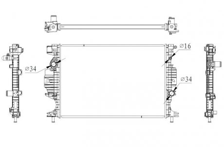 Автозапчасть NRF 59284