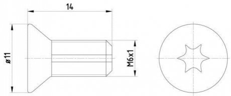 Болти кріплення гальм. дисків TEXTAR TPM0012
