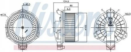Автозапчасть NISSENS 87365