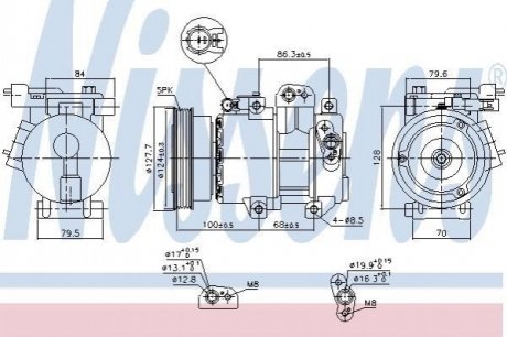 Автозапчасть NISSENS 890232