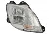 Фара прав (H1/LED/PY21W, ручн, без мотора, включає денні ходові вогні, колір відбивача: хром, колір повороту: прозор) DAF CF, XF 106 10.12- TRUCKLIGHT HLDA006R (фото 1)