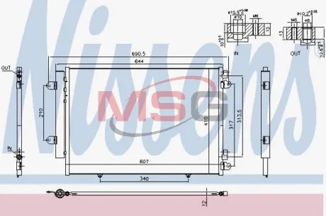 Автозапчасть NISSENS 940691