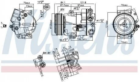 Автозапчасть NISSENS 890259