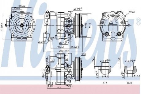 Автозапчасть NISSENS 890187