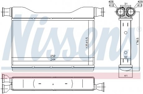 Автозапчасть NISSENS 70528