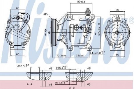 Автозапчасть NISSENS 890047