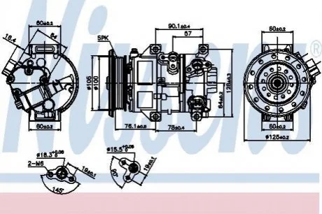 Автозапчасть NISSENS 89309