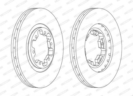 Автозапчасть FERODO DDF1626C