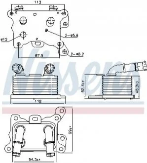 Автозапчасть NISSENS 91193