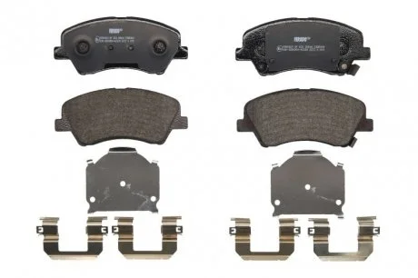Комплект гальмівних колодок передн, HYUNDAI BAYON, I20 III KIA RIO IV, STONIC 1.0-1.6D 01.17- FERODO FDB5040