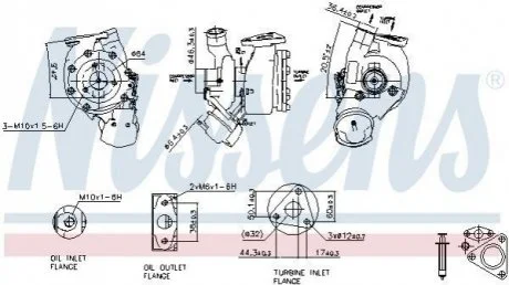 Турбокомпресор First Fit NISSENS 93186
