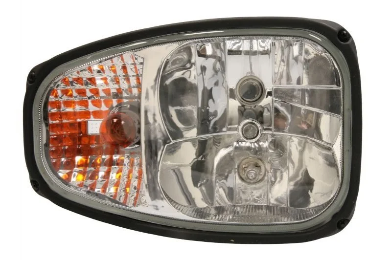 Фара Прав (H1/H7/PY21/T4W, верхнє кріплення, колір повороту: прозор) JCB 3, 4 TRUCKLIGHT HLJC001R (фото 1)