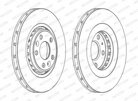 Автозапчасть FERODO DDF1727C