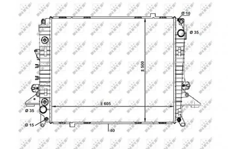 Автозапчасть NRF 58463