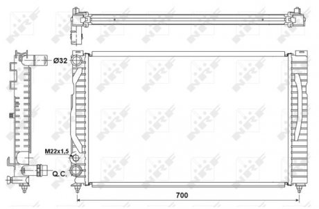 Автозапчастина NRF 53175