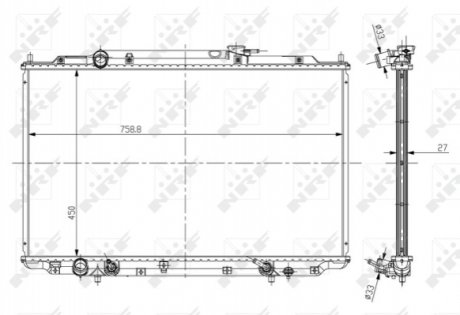 Автозапчасть NRF 56051