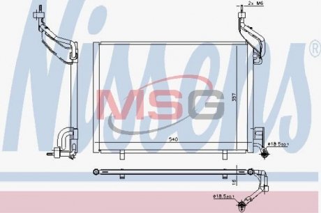 Автозапчасть NISSENS 940540