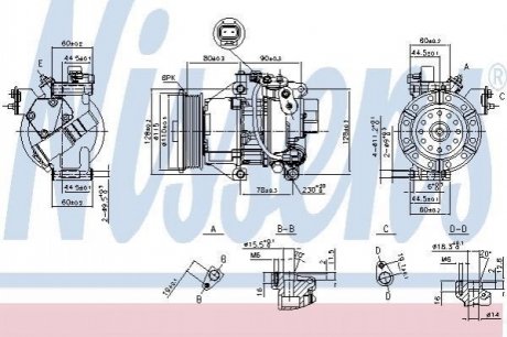 Автозапчасть NISSENS 89554