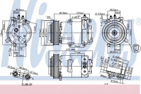 Автозапчасть NISSENS 89569