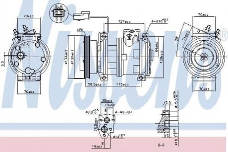 Автозапчасть NISSENS 89382