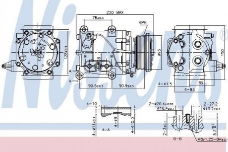 Автозапчасть NISSENS 89365