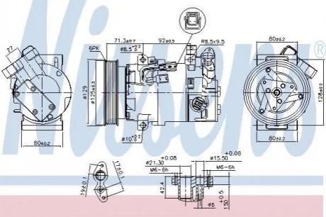Автозапчасть NISSENS 890586
