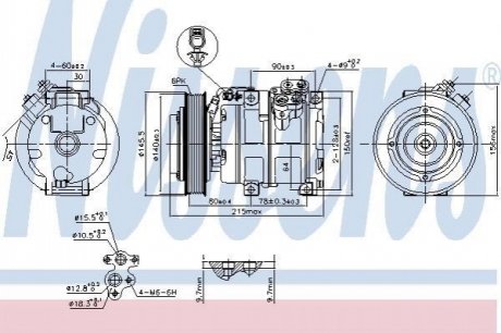 Автозапчасть NISSENS 890166