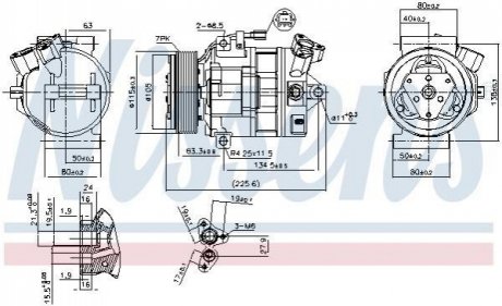 Автозапчасть NISSENS 890138