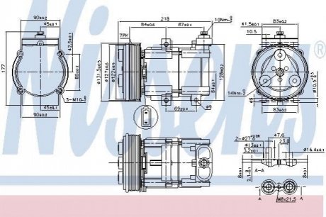 Автозапчасть NISSENS 890081