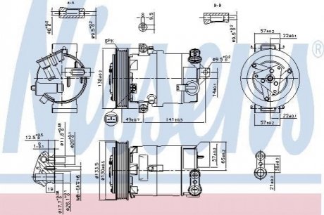 Автозапчасть NISSENS 890057