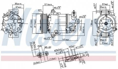 Автозапчасть NISSENS 890056