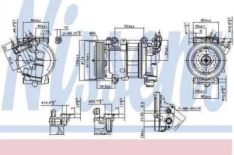 Автозапчасть NISSENS 890051