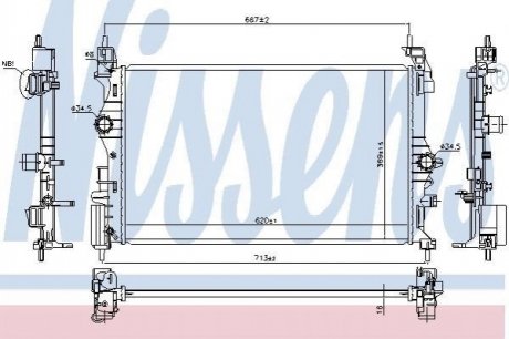 Автозапчасть NISSENS 630785