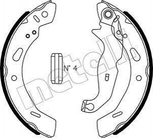 Комплект гальмівних колодок (барабанних) METELLI 530490