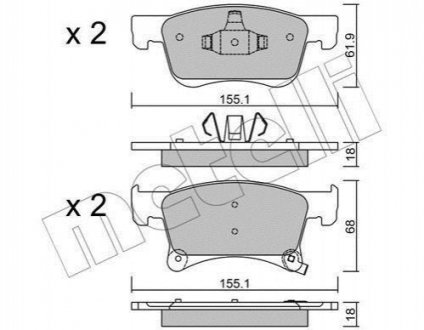 Автозапчастина METELLI 2210350