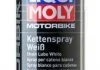 МАСТИЛО БІЛЕ ДЛЯ ЛАНЦЮГІВ МОТОЦИКЛІВ MOTORBIKE KETTENSPRAY WEISS 0,4Л LIQUI MOLY 1591 (фото 1)