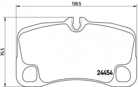 Гальмівні колодки дискові BREMBO P65022