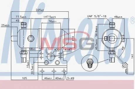 Автозапчасть NISSENS 95521