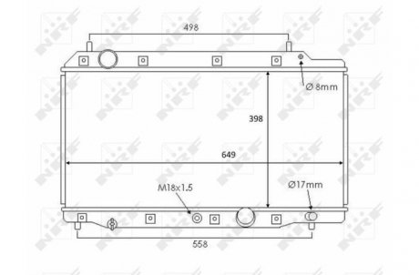 Автозапчасть NRF 58383
