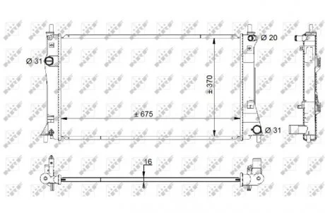 Автозапчасть NRF 59205