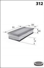 Автозапчасть MECAFILTER ELP9418