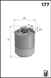 Автозапчастина MECAFILTER ELG5424