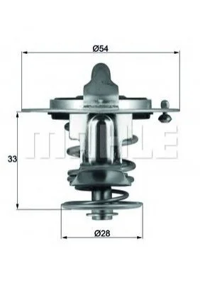Термостат MAHLE / KNECHT TX7285D (фото 1)
