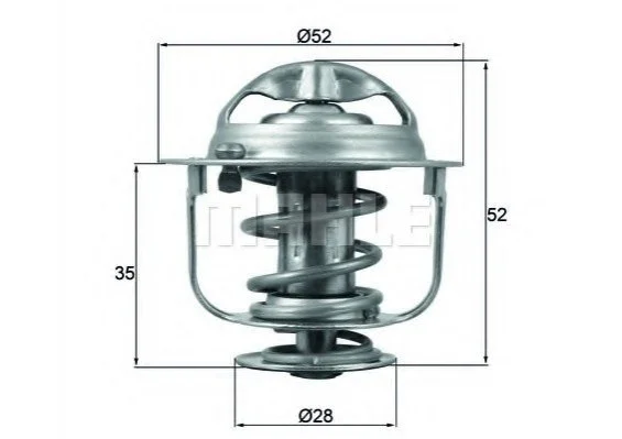 Термостат MAHLE / KNECHT TX16588D (фото 1)